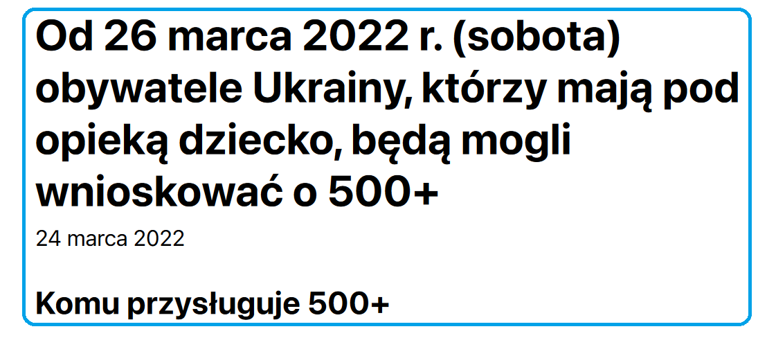 500 plus ukr
