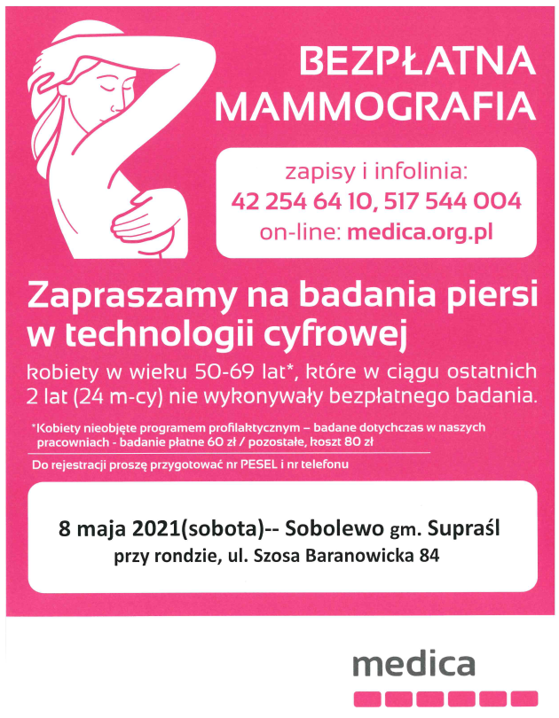 mammografia sobolewo