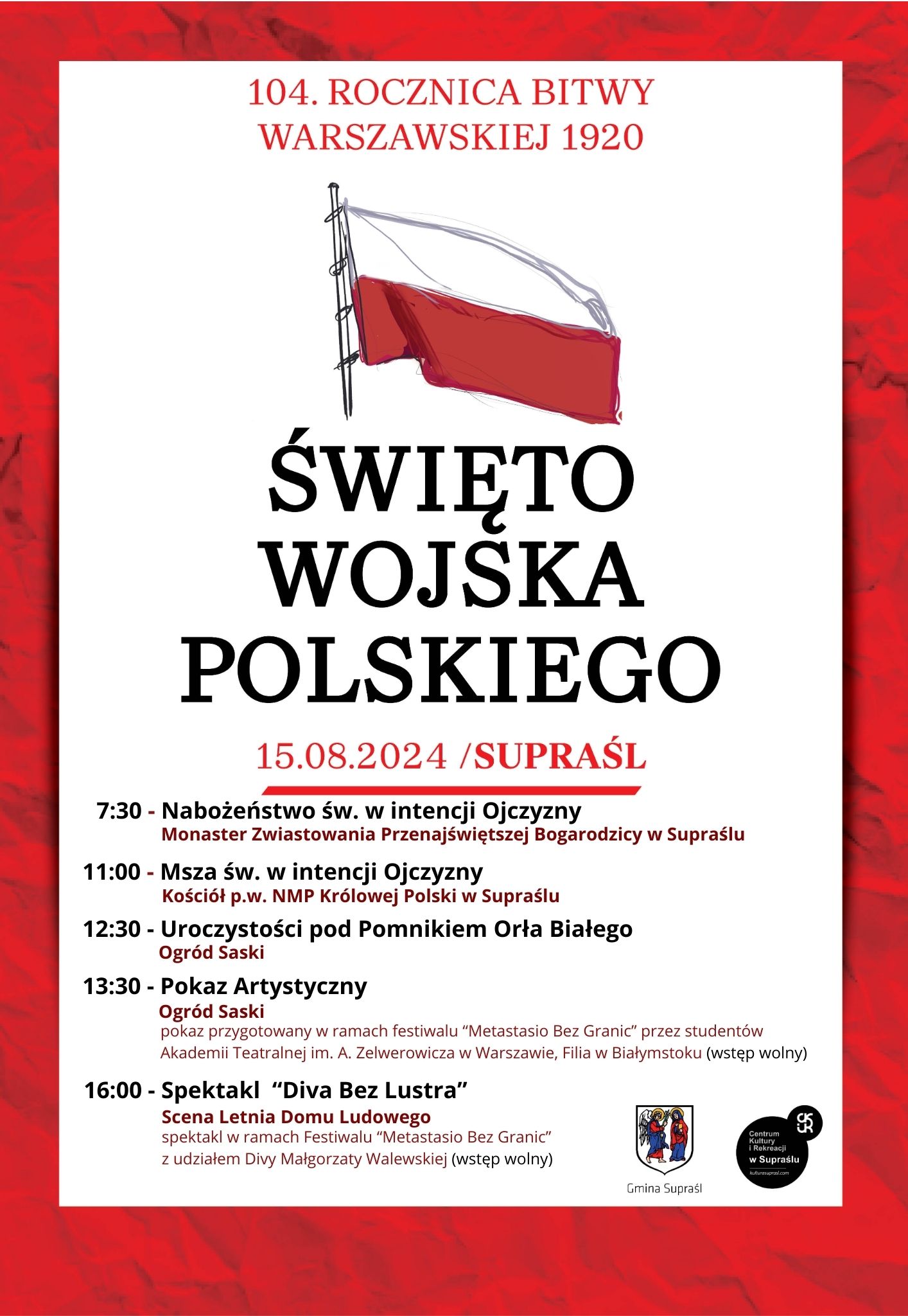 swieto Wojska Polskiego 15.08 plakat